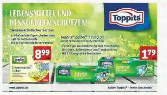 Marktkauf Bienenwachstücher 2er Set Toppits Ziper 1l Und 3 L Angebot