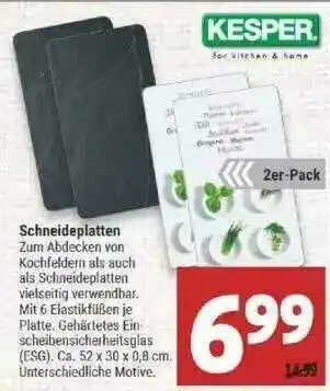 Marktkauf Schneideplatten Kesper Angebot