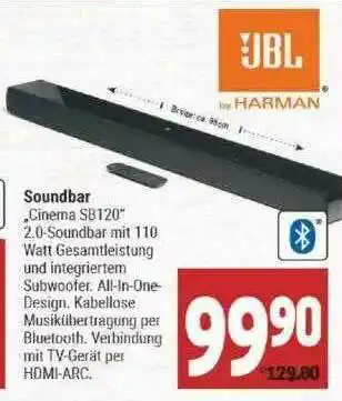 Marktkauf Soundbar „cinema Sb120” Angebot