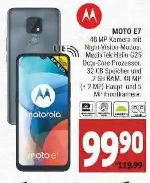 Marktkauf Moto E7 Angebot