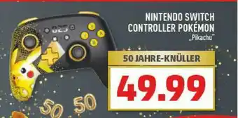 Marktkauf Nintendo Switch Controller Pokémon „pikachu” Angebot