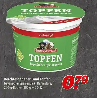 Marktkauf Berchtesgadener Land Topfen Angebot