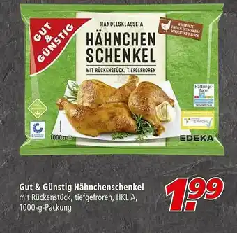 Marktkauf Gut & Günstig Hähnchenschenkel Angebot