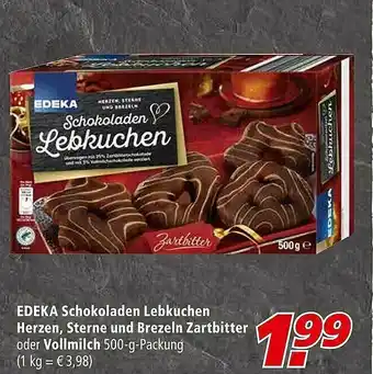 Marktkauf Edeka Shokoladen Lebkuchen Herzen Sterne Und Brezeln Zartbitter Oder Vollmilch Angebot