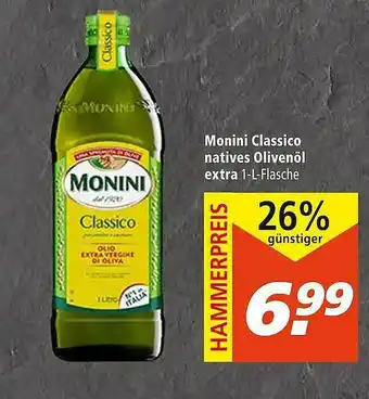 Marktkauf Monini Classico Natives Olivenöl Extra Angebot