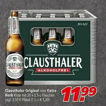 Marktkauf Clausthaler Original Oder Extra Herb Angebot