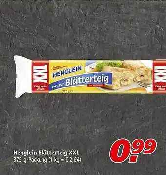 Marktkauf Henglein Blätterteig Xxl Angebot