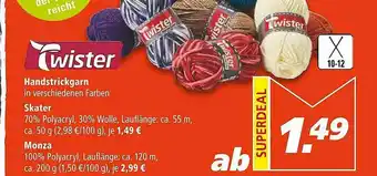 Marktkauf Handstrickgarn Twister Angebot