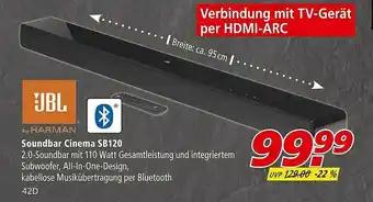 Marktkauf Soundbar Cinema Sb120 Jbl By Harman Angebot