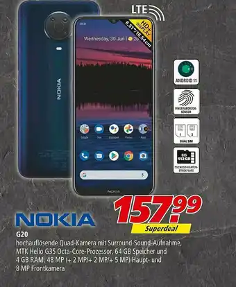 Marktkauf Nokia G20 Angebot