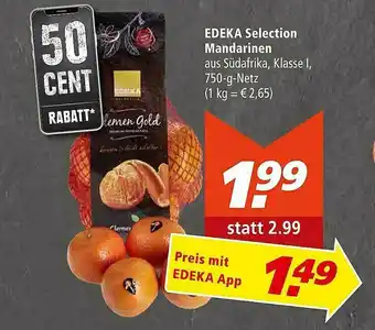 Marktkauf Edeka Selection Mandarinen Angebot