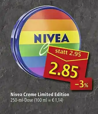 Marktkauf Nivea Creme Limited Edition Angebot