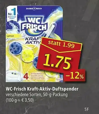 Marktkauf Wc-frisch Kraft-aktiv-duftspender Angebot