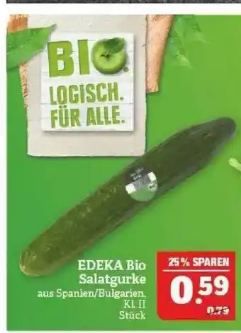 Marktkauf Edeka Bio Salatgurke Angebot