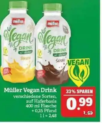 Marktkauf Müller Vegan Drink Angebot