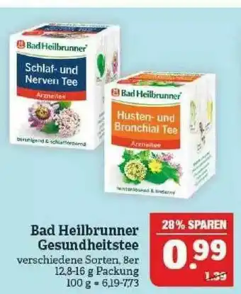 Marktkauf Bad Heilbrunner Gesundheitstee Angebot