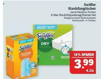 Marktkauf Swiffer Staubfangtücher Angebot