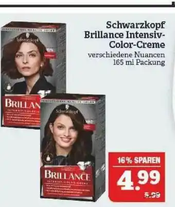 Marktkauf Schwarzkopf Brillance Intensiv-color-creme Angebot