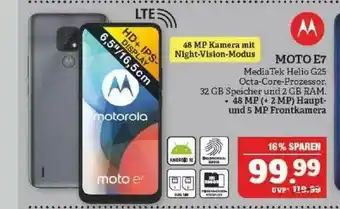 Marktkauf Moto E7 Angebot