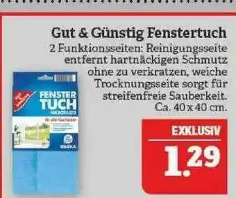 Marktkauf Gut & Günstig Fenstertuch Angebot