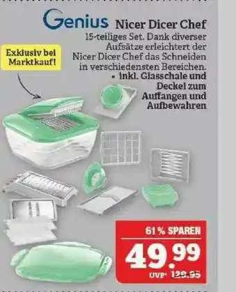 Marktkauf Genius Nicer Dicer Chef Angebot