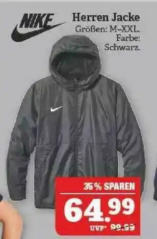 Marktkauf Nike Herren Jacke Angebot