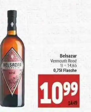 Marktkauf Belsazar Vermouth Rosé Angebot