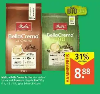 Marktkauf Melitta Bella Crema Kaffee Auch Espresso Angebot