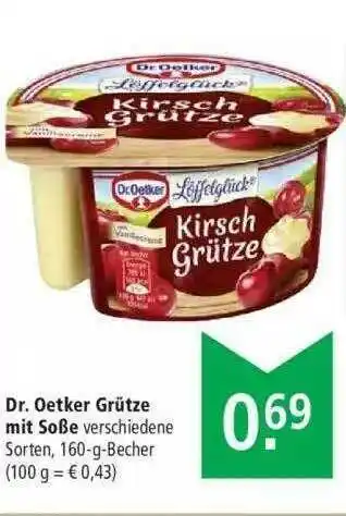 Marktkauf Dr. Oetker Grütze Mit Soße Angebot