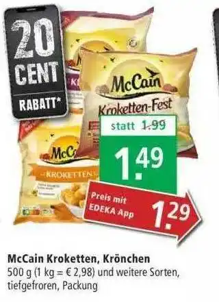 Marktkauf Mccain Kroketten Krönchen Angebot