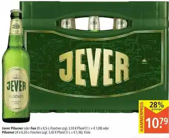 Marktkauf Jever Pilsener Oder Fun Oder Pilsener Angebot