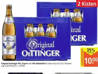 Marktkauf Original Oettinger Pils Export Oder Pils Alkoholfrei Angebot