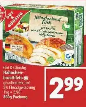 Marktkauf Gut & Günstig Hähnchen Brusfilets Angebot