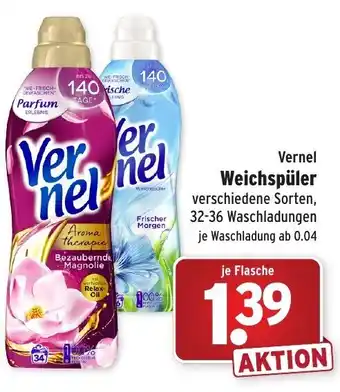 Wasgau Vernel Weichspüler Angebot