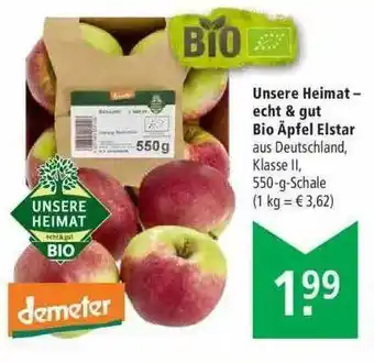 Marktkauf Unsere Heimat - Bio äpfel Elstar Angebot