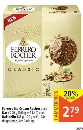 Marktkauf Ferrero Ice Cream Rocher Auch Dark Oder Raffaello Angebot