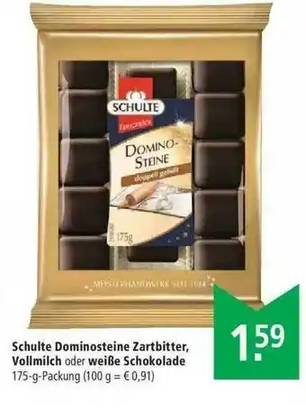 Marktkauf Schulte Dominosteine Zartbitter, Vollmilch Oder Weiße Schokolade Angebot