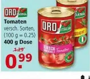 Multi Markt Oro Di Parma Tomaten Angebot