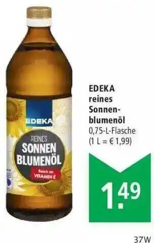 Marktkauf Edeka Reins Sonnenblumenöl Angebot