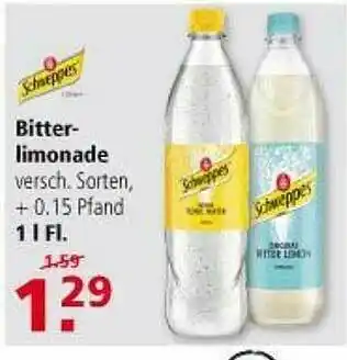 Multi Markt Schweppes Bitterlimonade Angebot