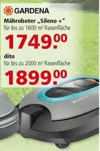 Multi Markt Gardena Mähroboter „sileno +” Angebot