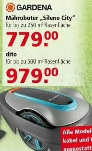 Multi Markt Gardena Mähroboter „sileno City” Angebot