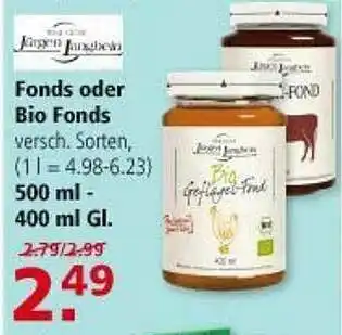 Multi Markt Fonds Oder Bio Fonds Angebot