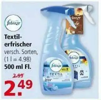 Multi Markt Textilerfrischer Febreze Angebot