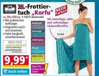 Norma XL-frottiertuch „korfu” Angebot