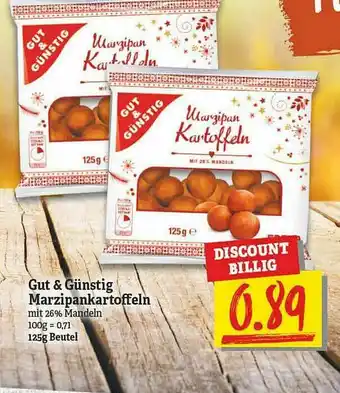 NP Discount Gut & Günstig Marzipankartoffeln Angebot