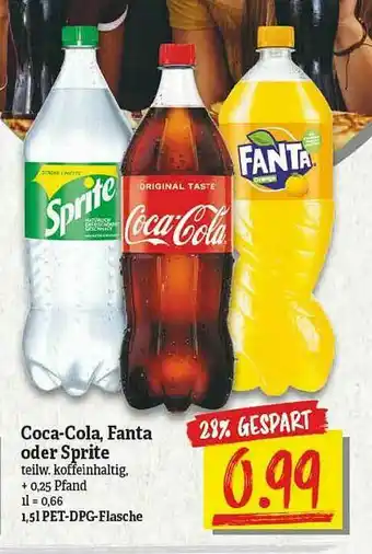 NP Discount Coca-cola,fanta Oder Sprite Angebot