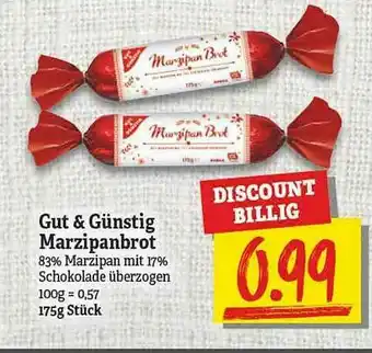 NP Discount Gut & Günstig Marzipanbrot Angebot