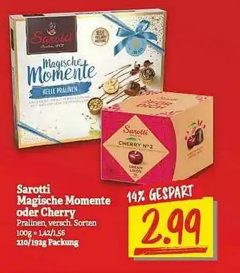 NP Discount Sarotti Magische Momente Oder Cherry Angebot