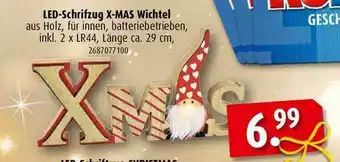 ROLLER Leds-schrifzug X-mas Wichtel Angebot